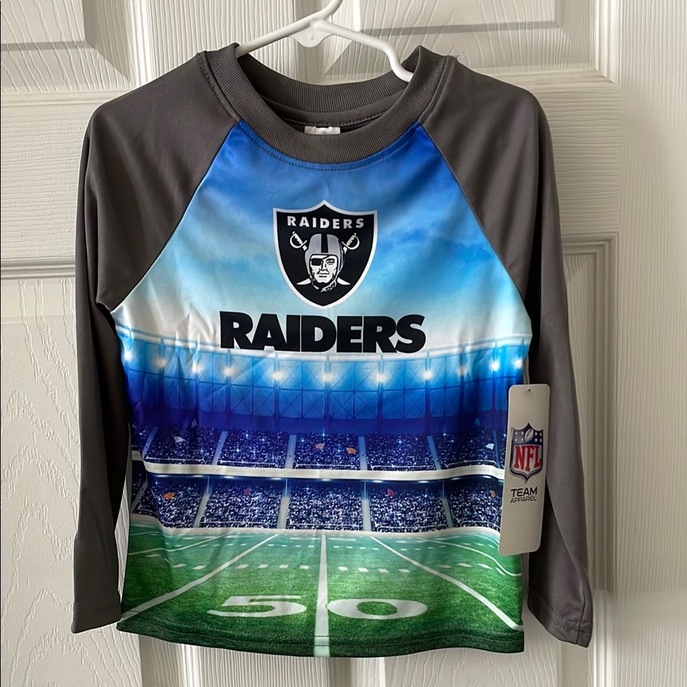 NFL Blue and Gray Long Sleeve Tee